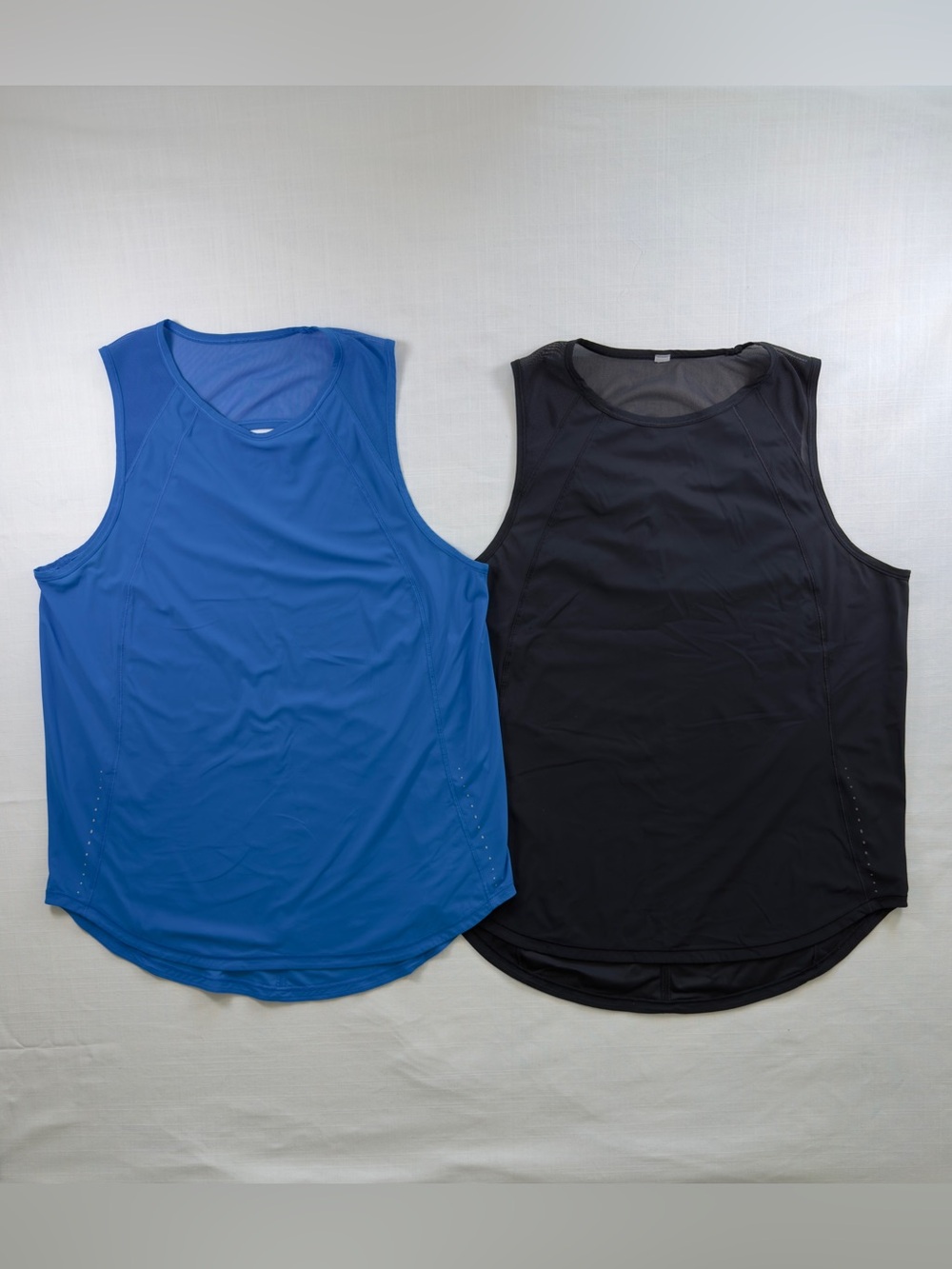 Lululemon Tank Top Bundle Blue & Black Sleeveless No Size Tag
